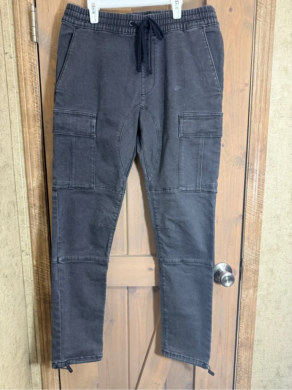 PacSun Charcoal Black Cargo Jogger Pants